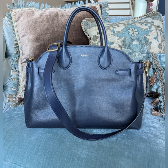 Coach Empire Navy Blue 40 - Picture 2 of 13
